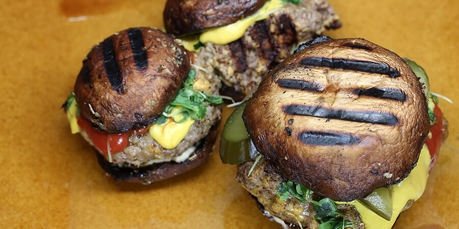 Guilt Free Portobello Bun Burgers