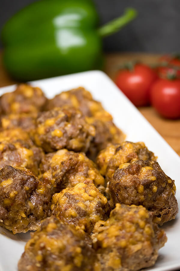 Chorizo & Cheddar Cheese Meatballs