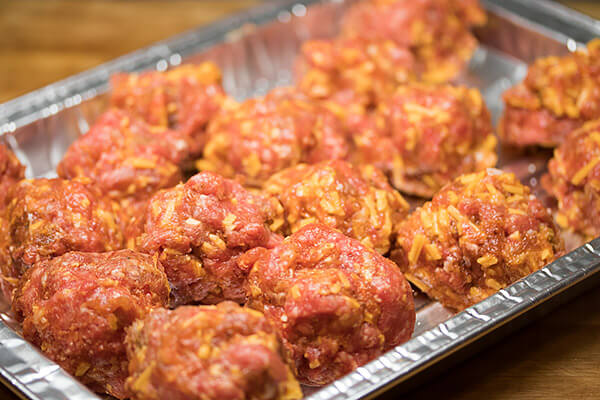 Chorizo & Cheddar Cheese Meatballs