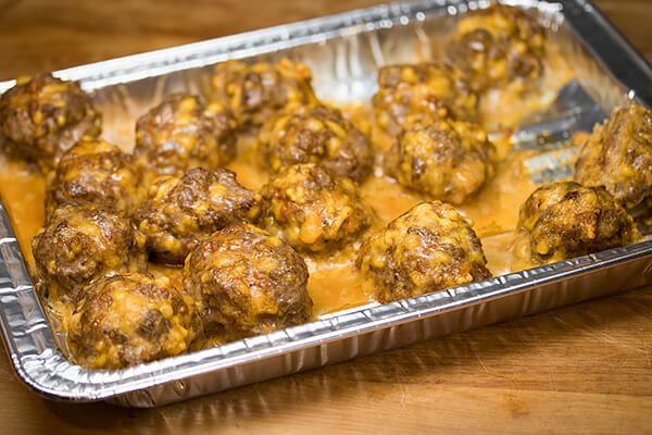 Chorizo & Cheddar Cheese Meatballs