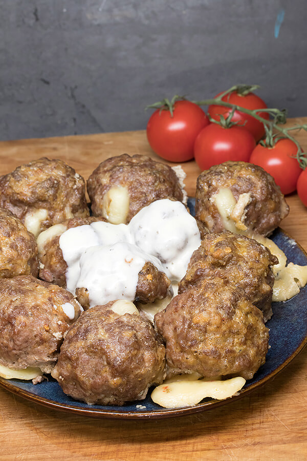 Italian Sausage & Pepperjack Meatballs