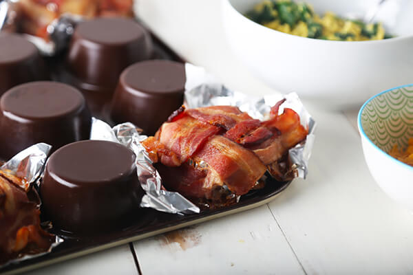 Crispy Stuffed Bacon Baskets