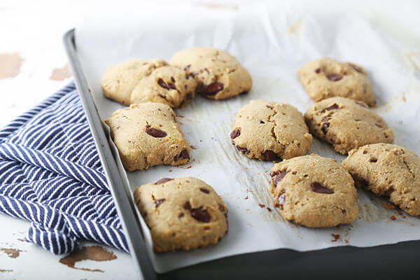 Keto Orange & Chocolate Chunk Cookies