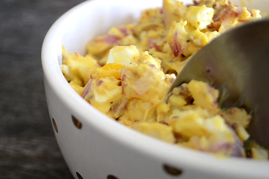 Tangy Bacon Egg Salad