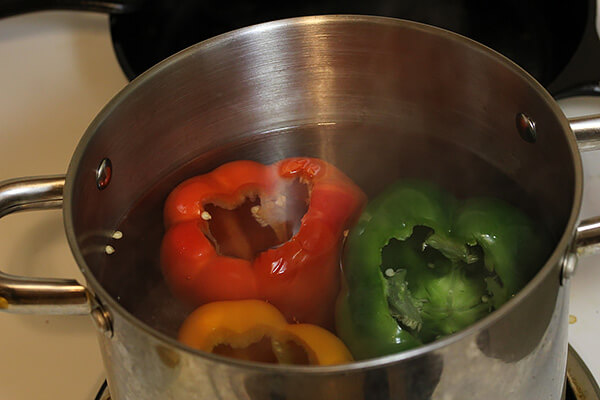 Bacon and Beef Stuffed Bell Peppers