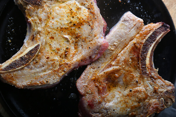 Applewood Seared Pork Chops