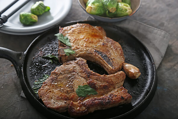 Applewood Seared Pork Chops