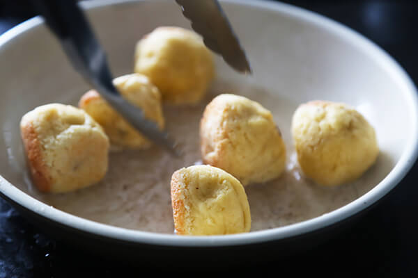 Fried Cookie Dough Balls