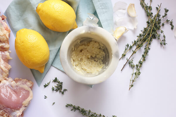 Lemon & Rosemary Roasted Chicken Thighs