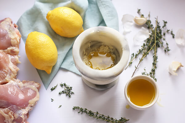 Lemon & Rosemary Roasted Chicken Thighs