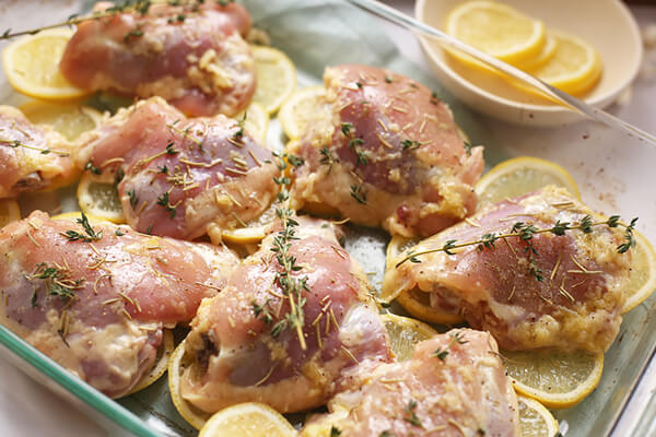 Lemon & Rosemary Roasted Chicken Thighs