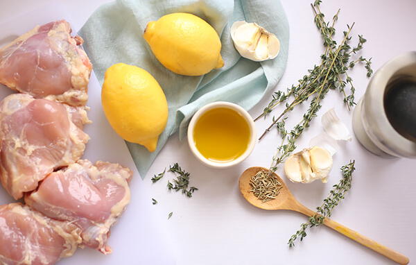 Lemon & Rosemary Roasted Chicken Thighs