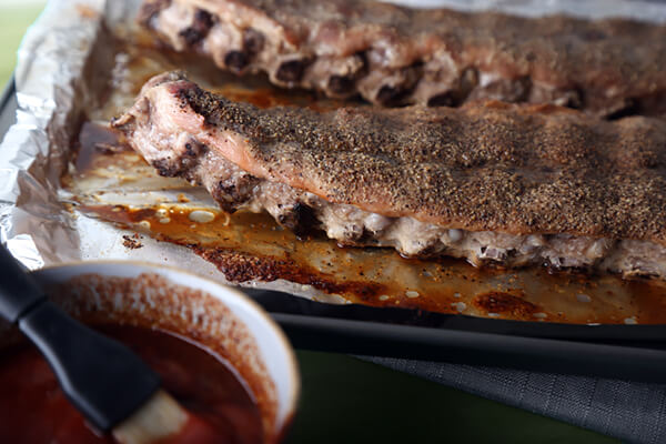 Pork Loin Ribs with Keto BBQ Sauce