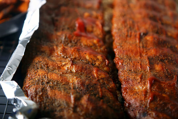 Pork Loin Ribs with Keto BBQ Sauce