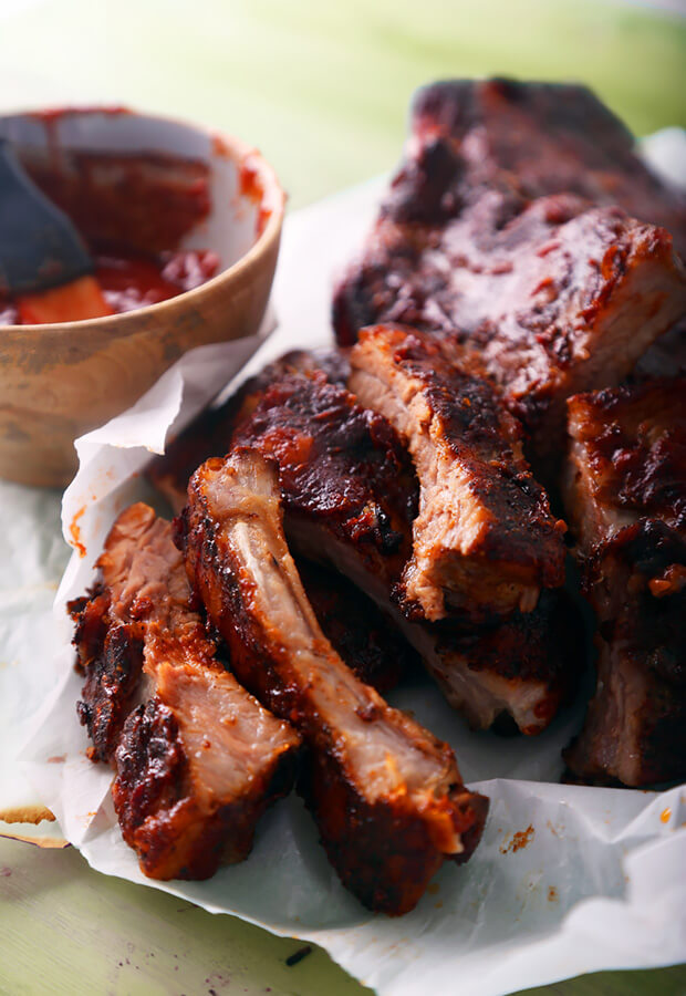 Pork Loin Ribs with Keto BBQ Sauce