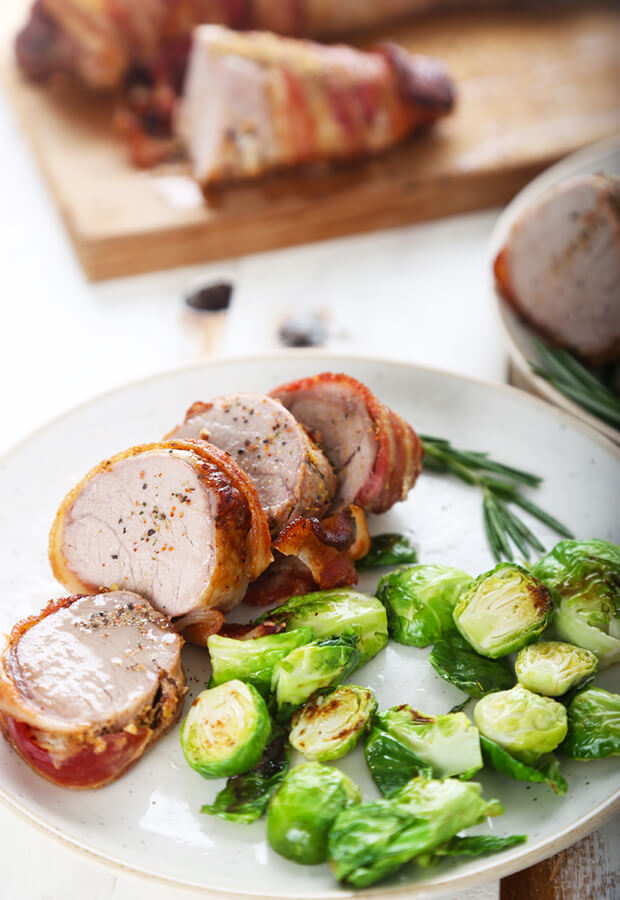 Bacon Wrapped Pork Tenderloin