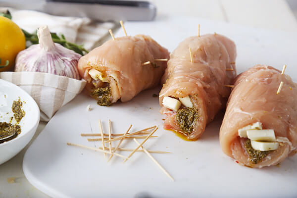 Chicken Pesto Roulade