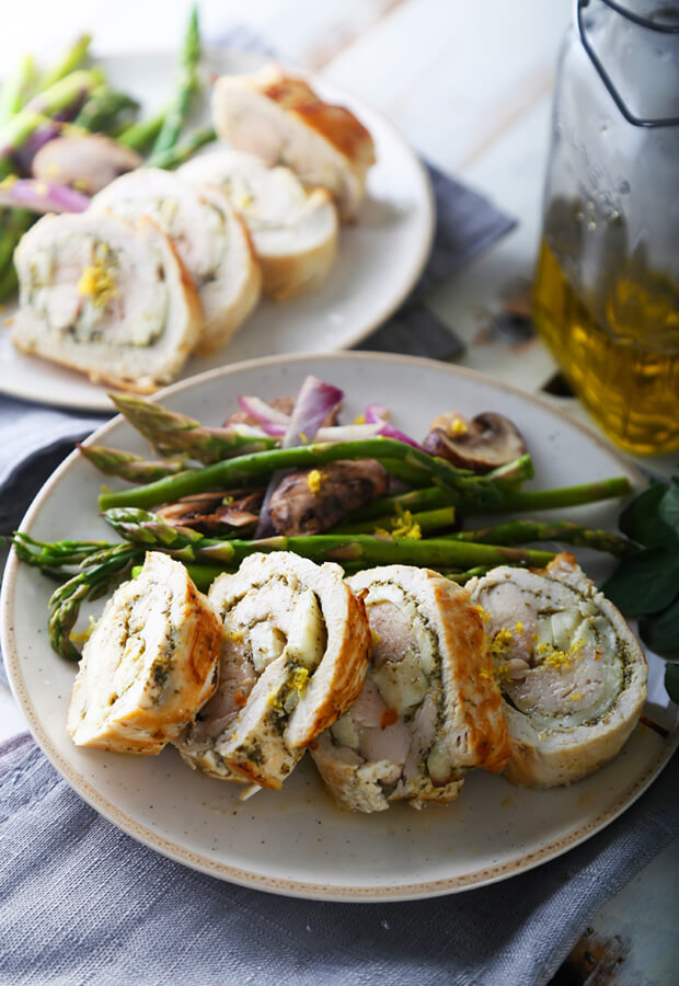 Chicken Pesto Roulade