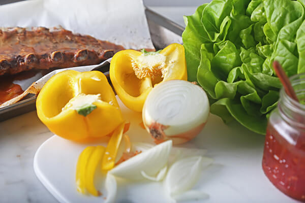 Spicy Pulled Pork Lettuce Wraps