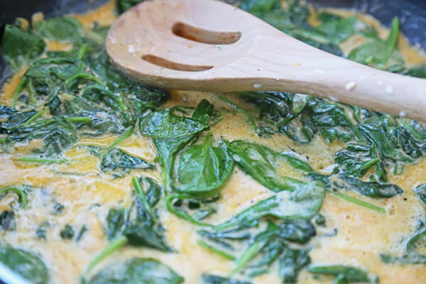 Cheesy Creamed Spinach