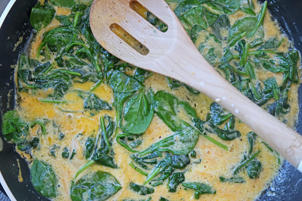 Cheesy Creamed Spinach