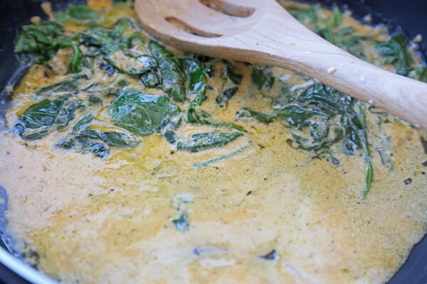 Cheesy Creamed Spinach