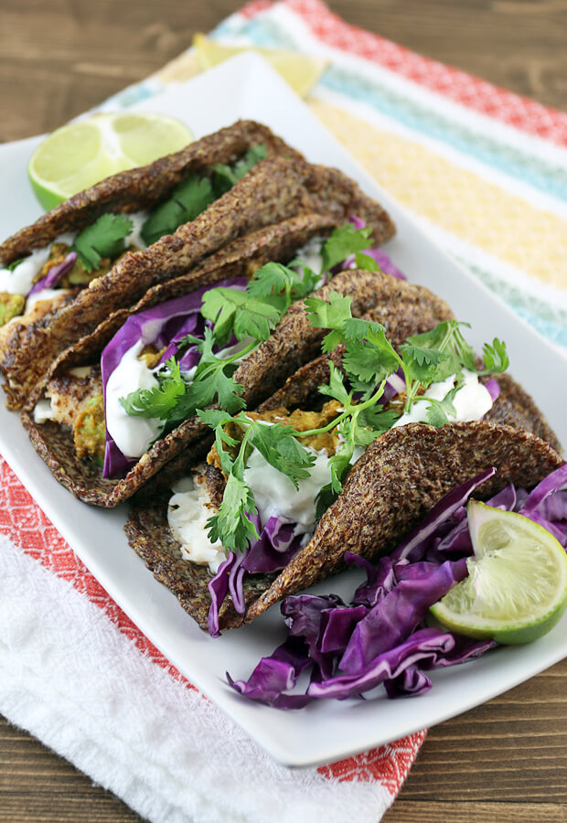 Blackened Tilapia Fish Tacos | Shared via www.ruled.me