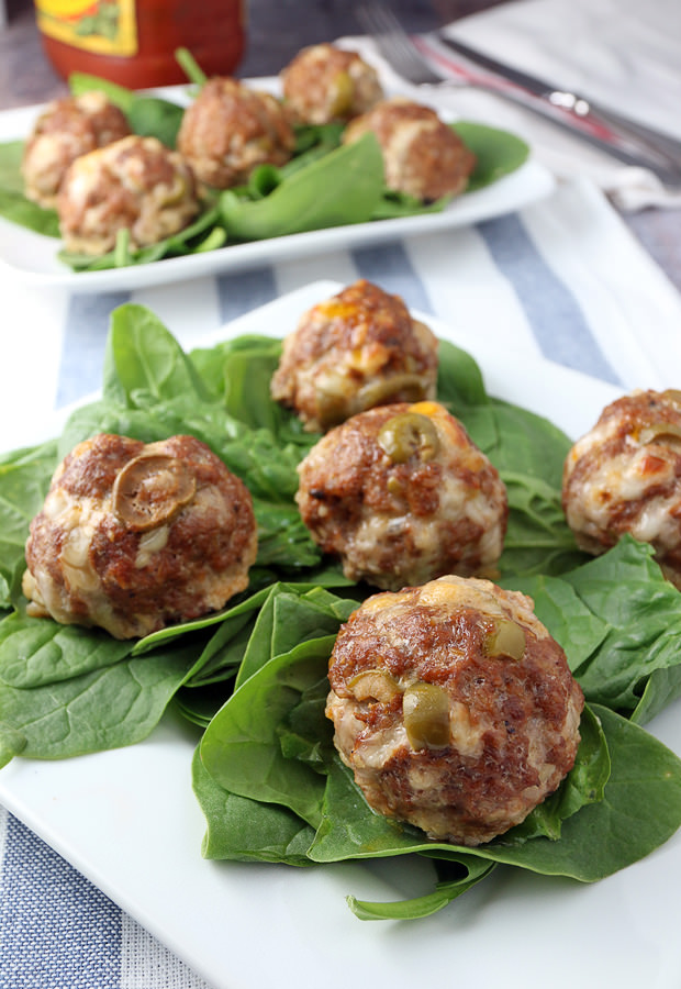 Italian Stuffed Meatballs - Ready in Under 30 Minutes! | Shared via www.ruled.me/