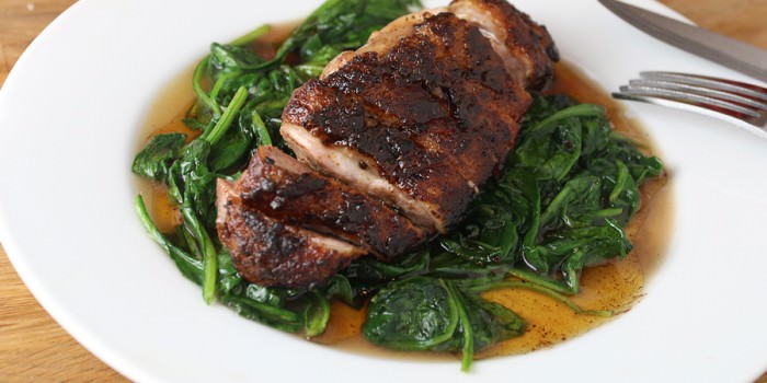 Orange and Sage Glazed Duck Breast