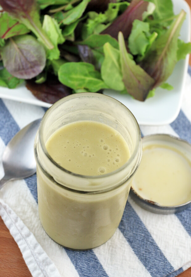 A sweet and tangy vinaigrette to use on your favorite salads this summer! And, it only takes 5 minutes to make. Shared via www.ruled.me/