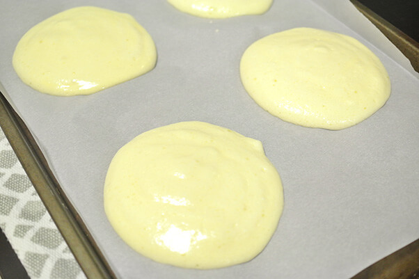 Spoon onto baking sheet