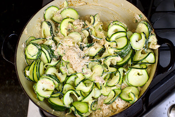 Creamy Crab Zucchini Casserole