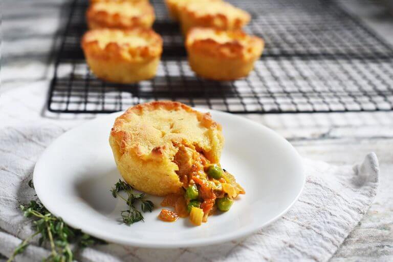 Keto Mini Chicken Pot Pies