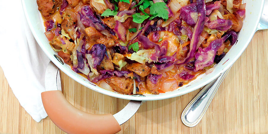 Sausage & Cabbage Skillet