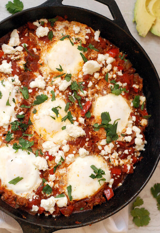 Keto Chorizo Shakshuka