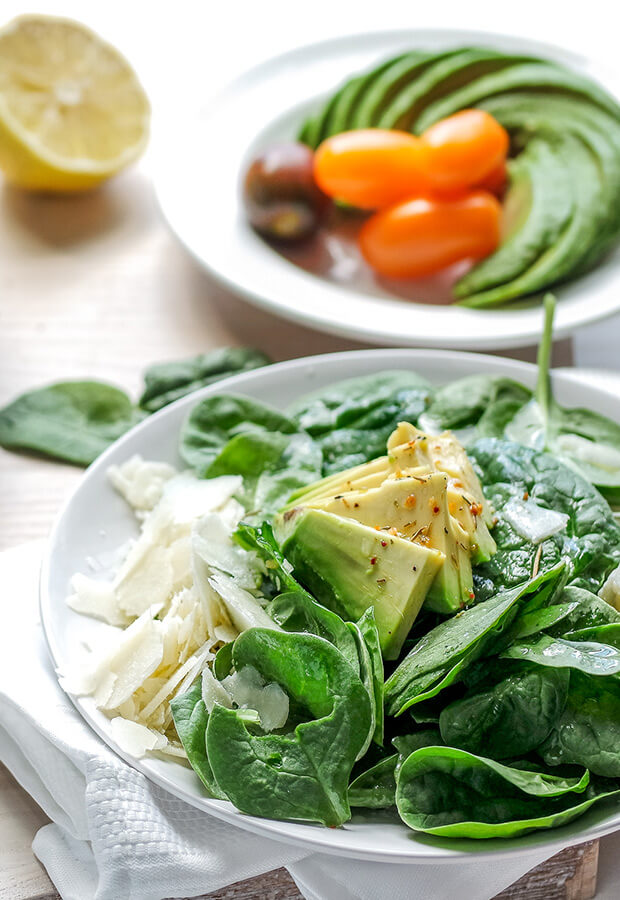 Spinach & Watercress Keto Salad