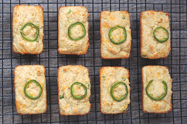 Jalapeno Cornbread Mini Loaves