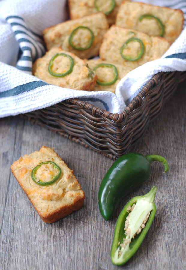 Jalapeno Cornbread Mini Loaves