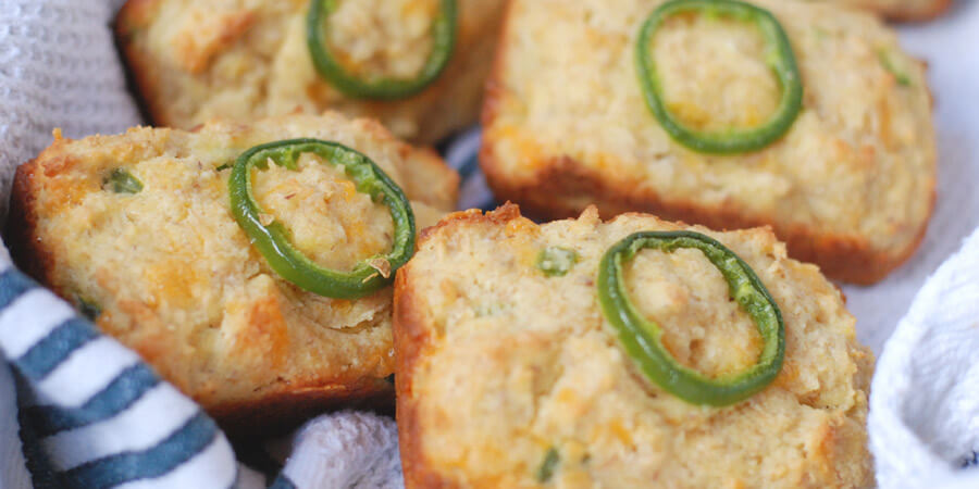 Jalapeno Cornbread Mini Loaves