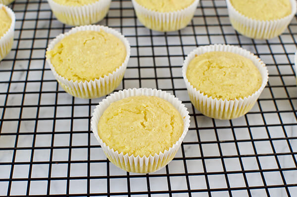 Lemon Cupcakes with Raspberry Frosting