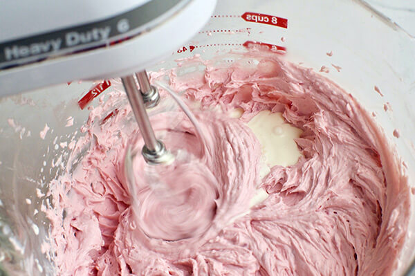 Lemon Cupcakes with Raspberry Frosting