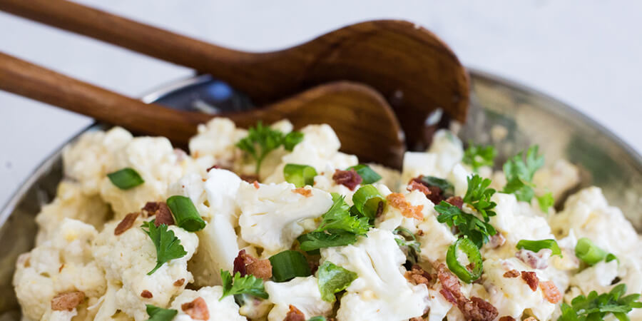 Loaded Cauliflower Salad Ruled Me 1701