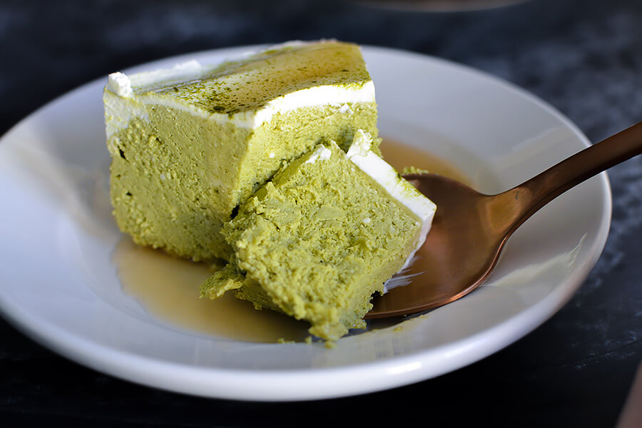 Instant Pot Matcha Cheesecake