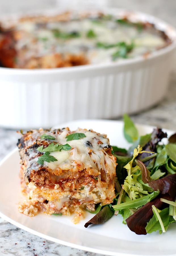 Spaghetti Squash Lasagna Casserole