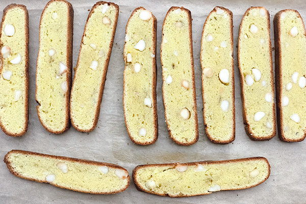 Speculoos and Macadamia Biscotti