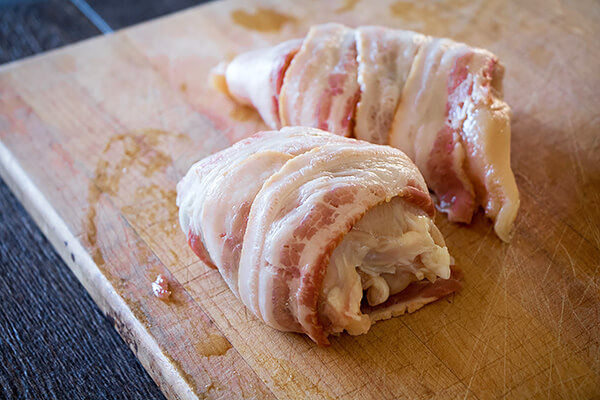 Bacon Wrapped Chicken Bombs