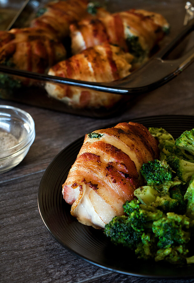 Bacon Wrapped Chicken Bombs