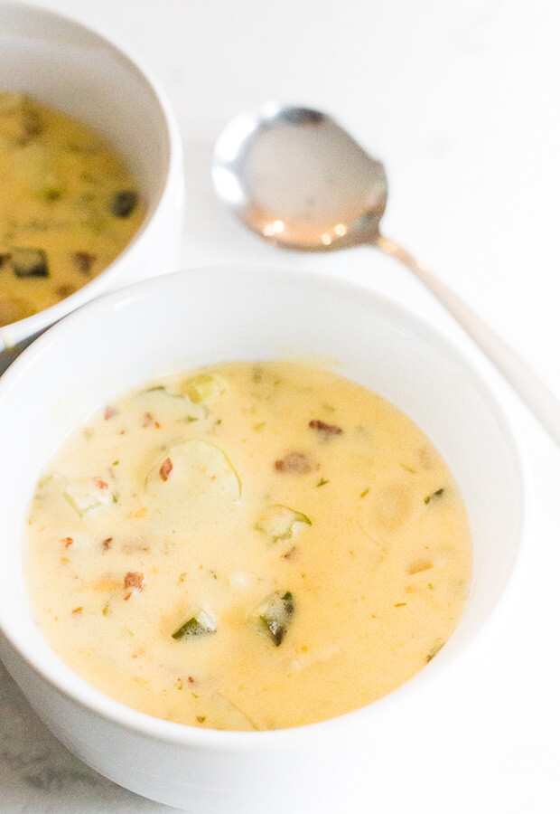 Keto Dill Pickle Soup