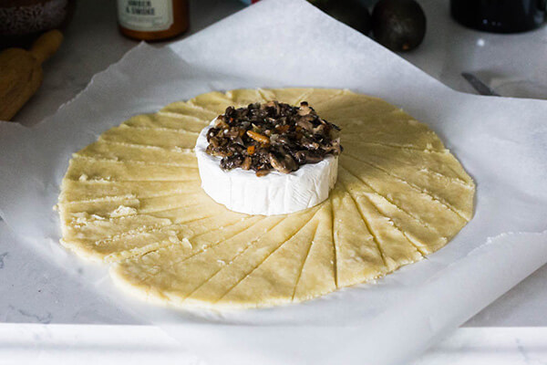 Baked Brie with a Keto Crust