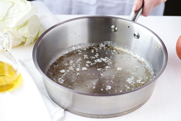 Garlic Butter Braised Cabbage